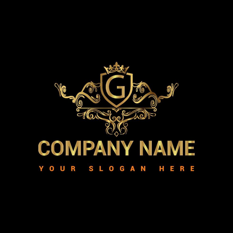 luxury G logo template Premium Vector