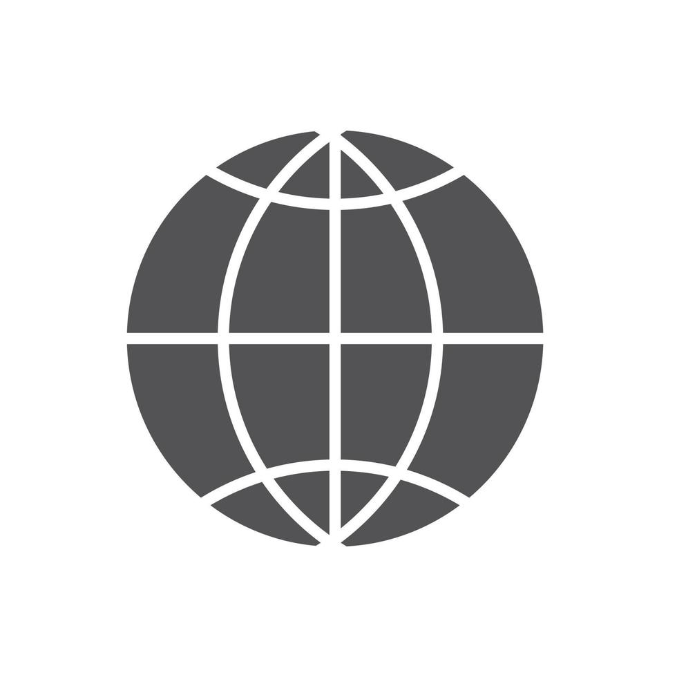 Global icon sign vector template