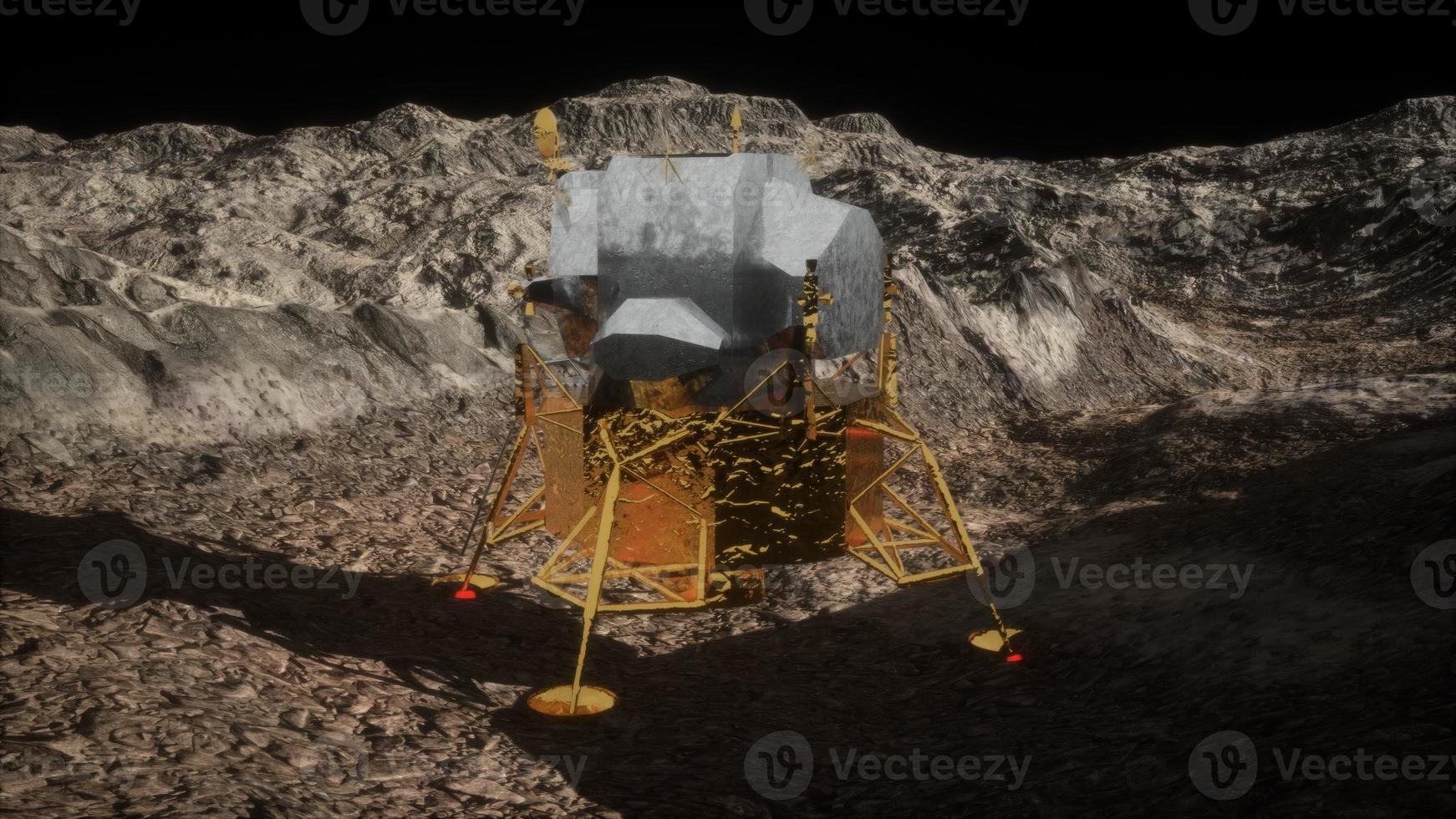 lunar landing mission on the Moon photo