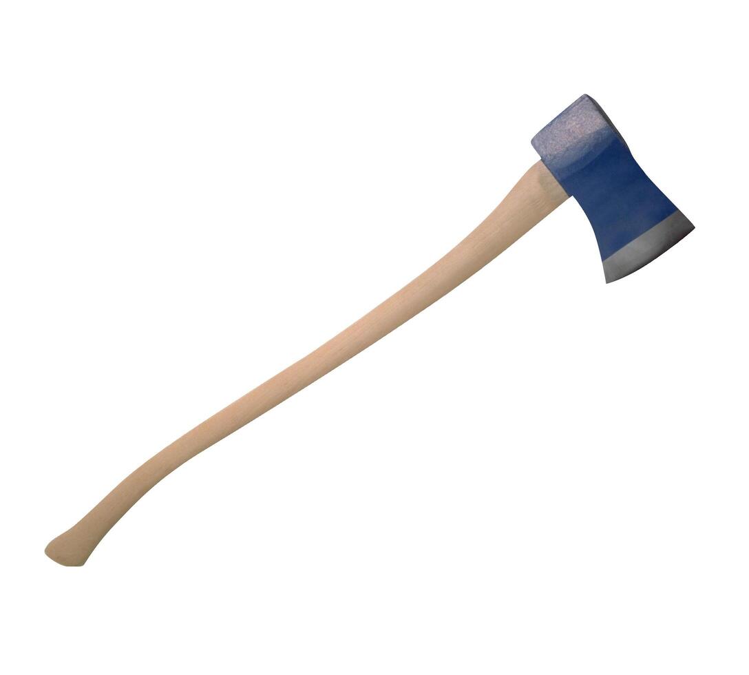 Axe, isolated on a white background photo