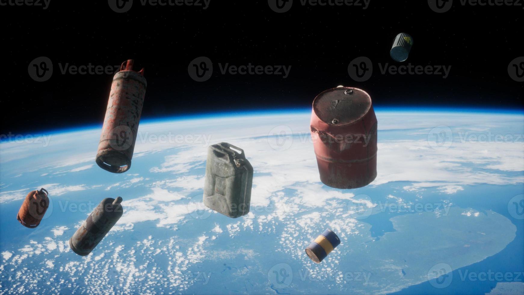 pollution of the atmosphere of the planet Earth and space photo