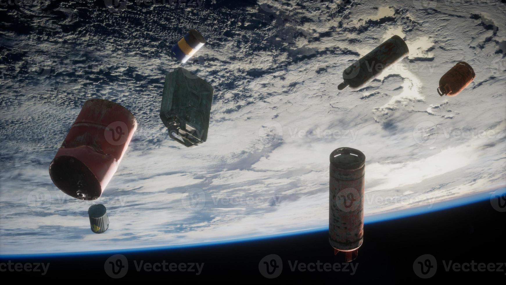 pollution of the atmosphere of the planet Earth and space photo