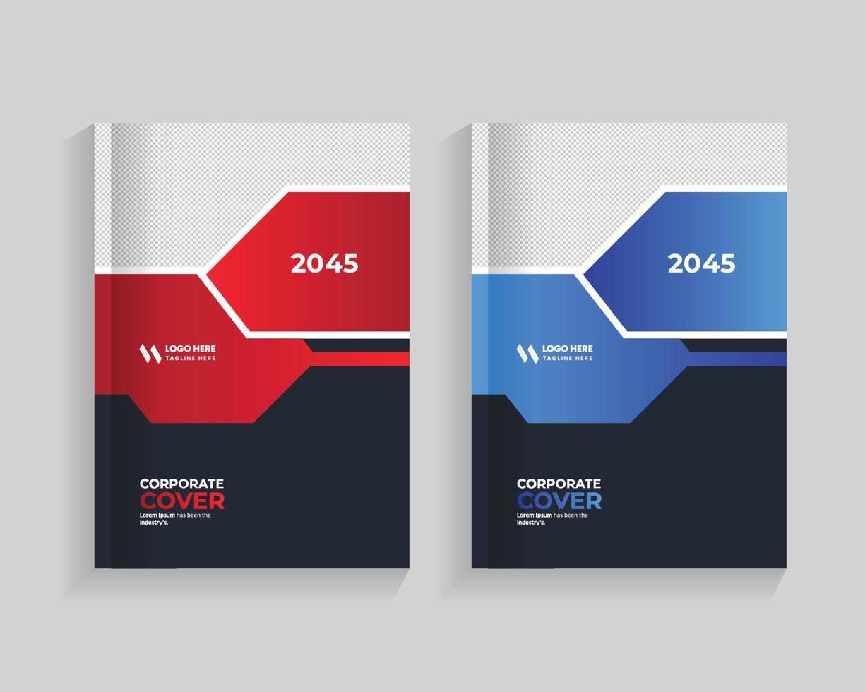 book cover geometric design vector, graphic gradient circle shape cover design, modern graphic layout cover, and report business flyers poster brochure cover template vector