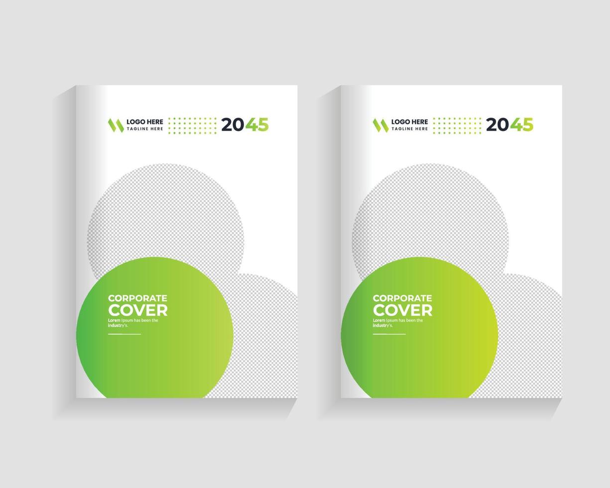 book cover geometric design vector, graphic gradient circle shape cover design, modern graphic layout cover, and report business flyers poster brochure cover template vector