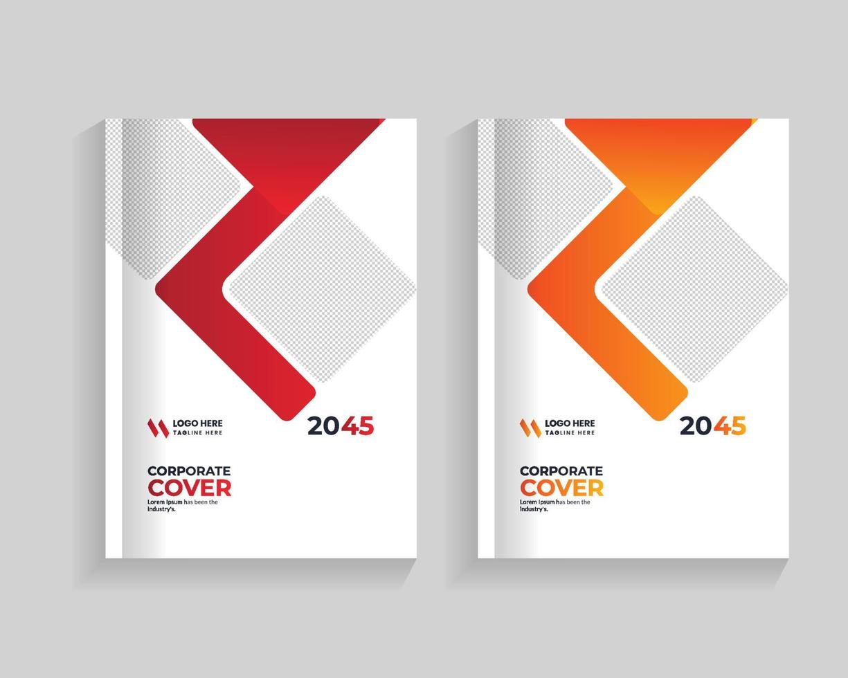 book cover geometric design vector, graphic gradient circle shape cover design, modern graphic layout cover, and report business flyers poster brochure cover template vector
