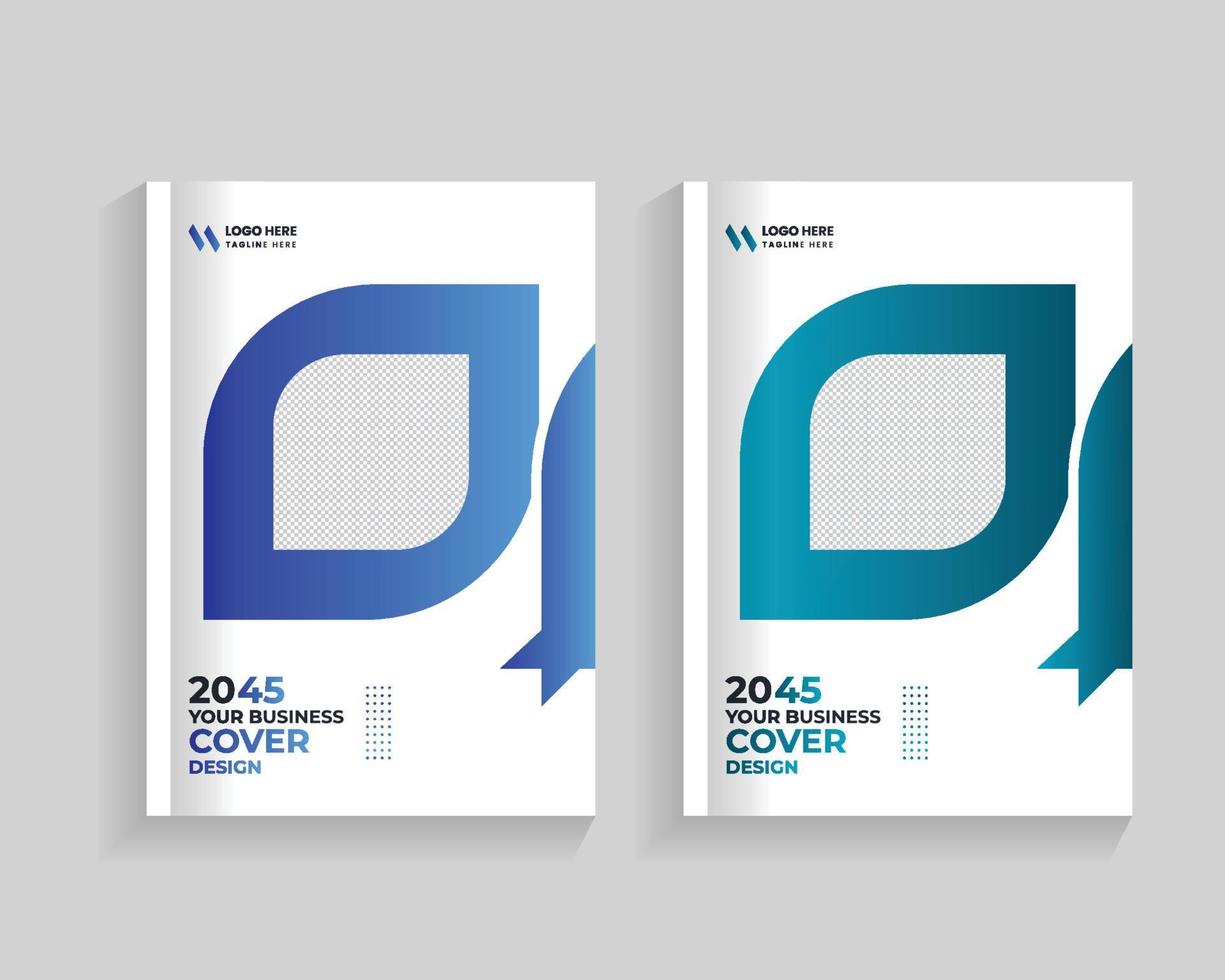 book cover geometric design vector, graphic gradient circle shape cover design, modern graphic layout cover, and report business flyers poster brochure cover template vector