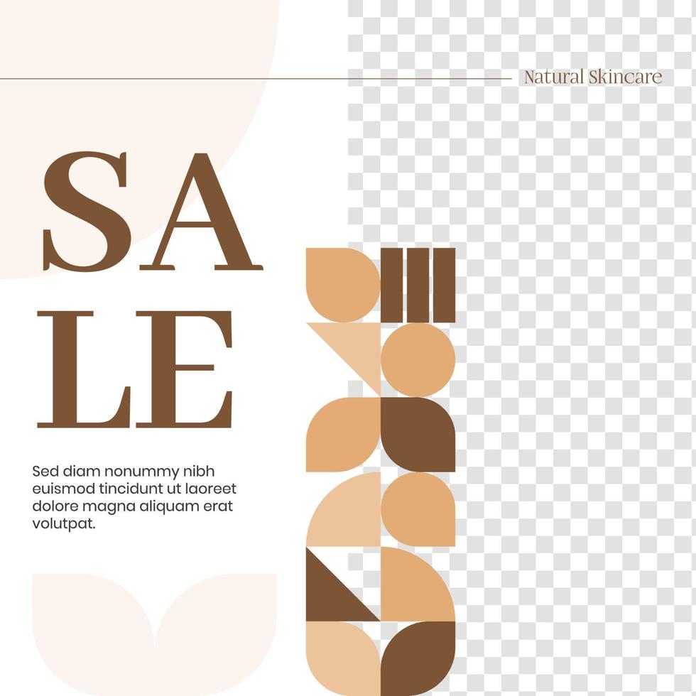 Essential Cosmetic Social Media Template vector