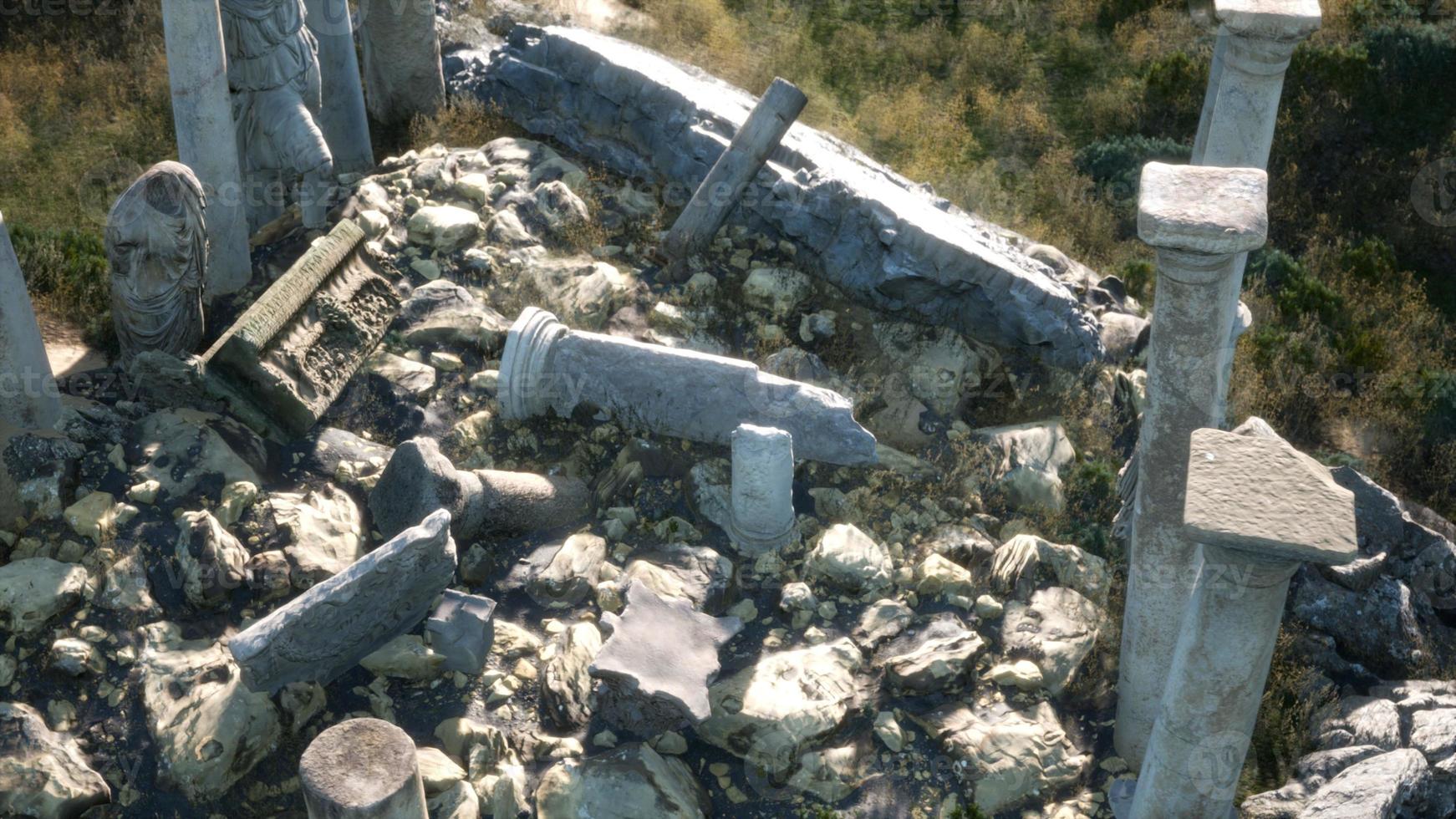 The ancient Greek temple in Italy photo