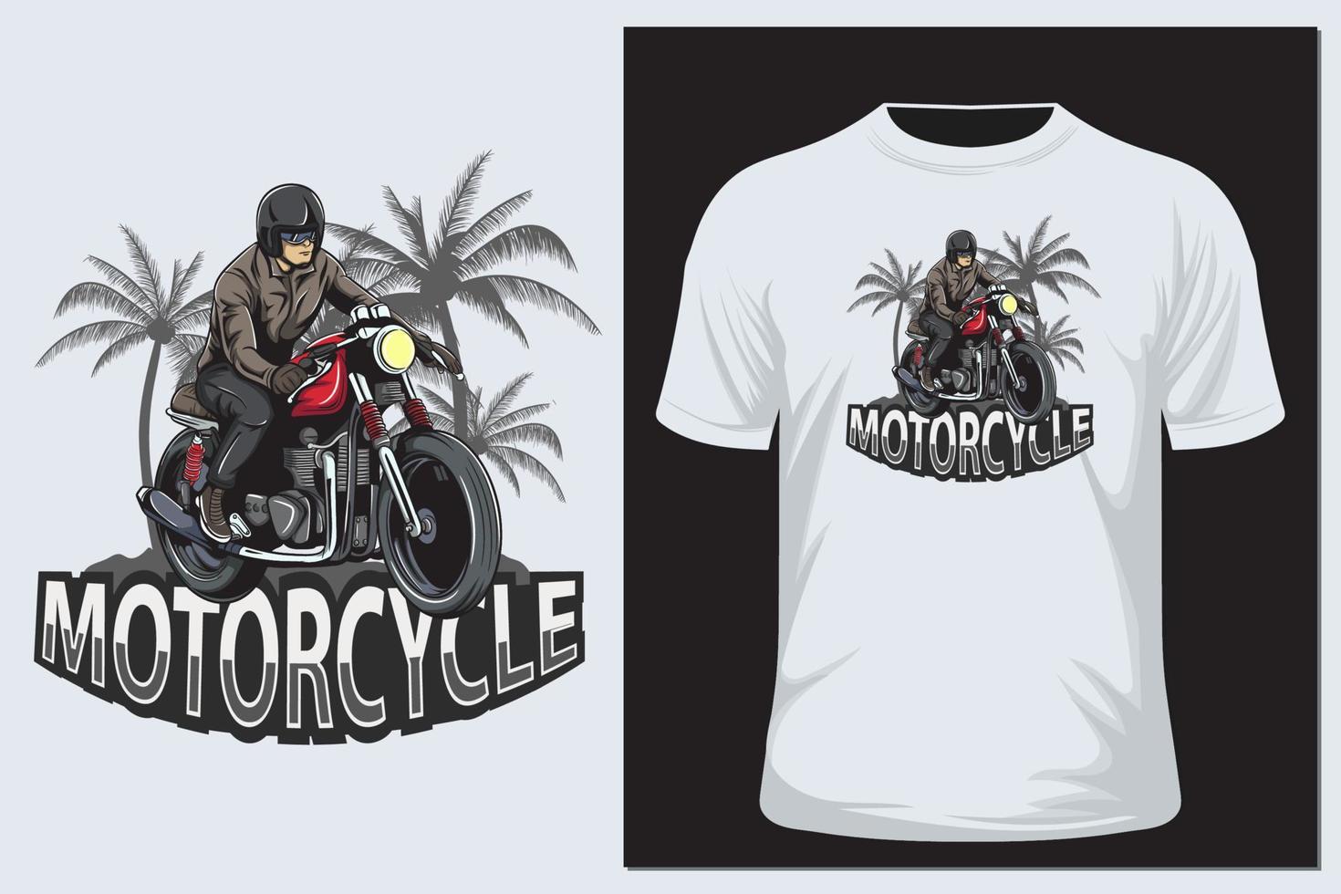 motorcycle rider. vector