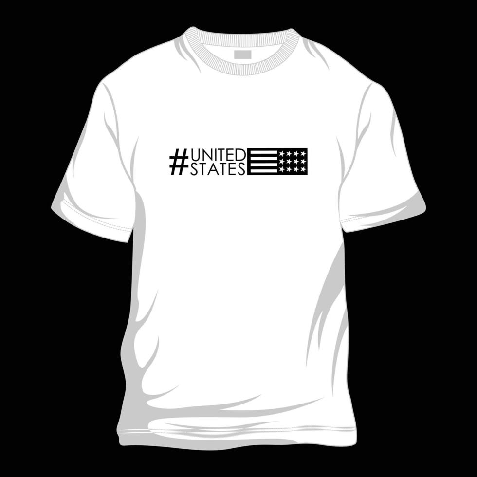mockup vector t shirt and typography
