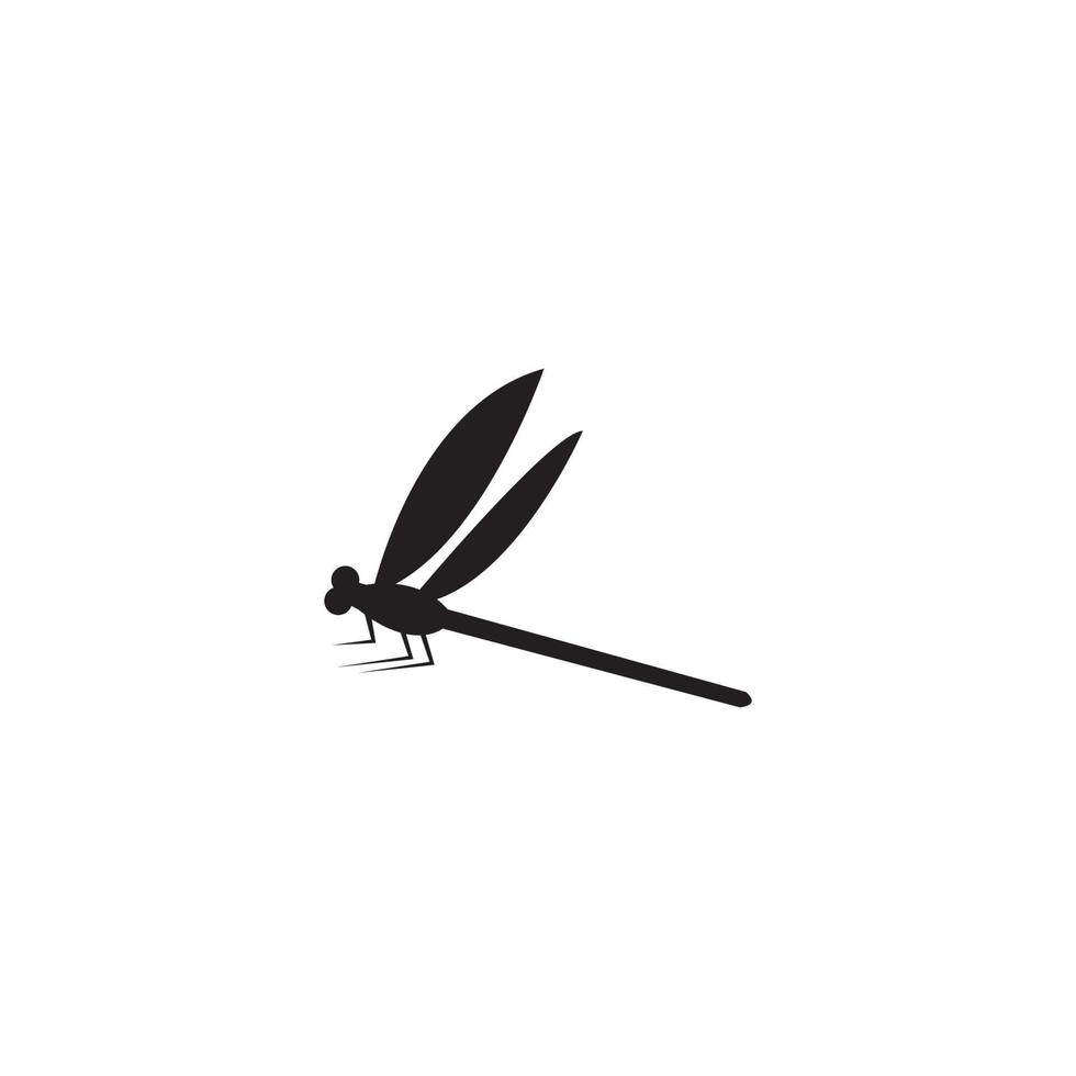 Dragonfly illustration icon design template vector