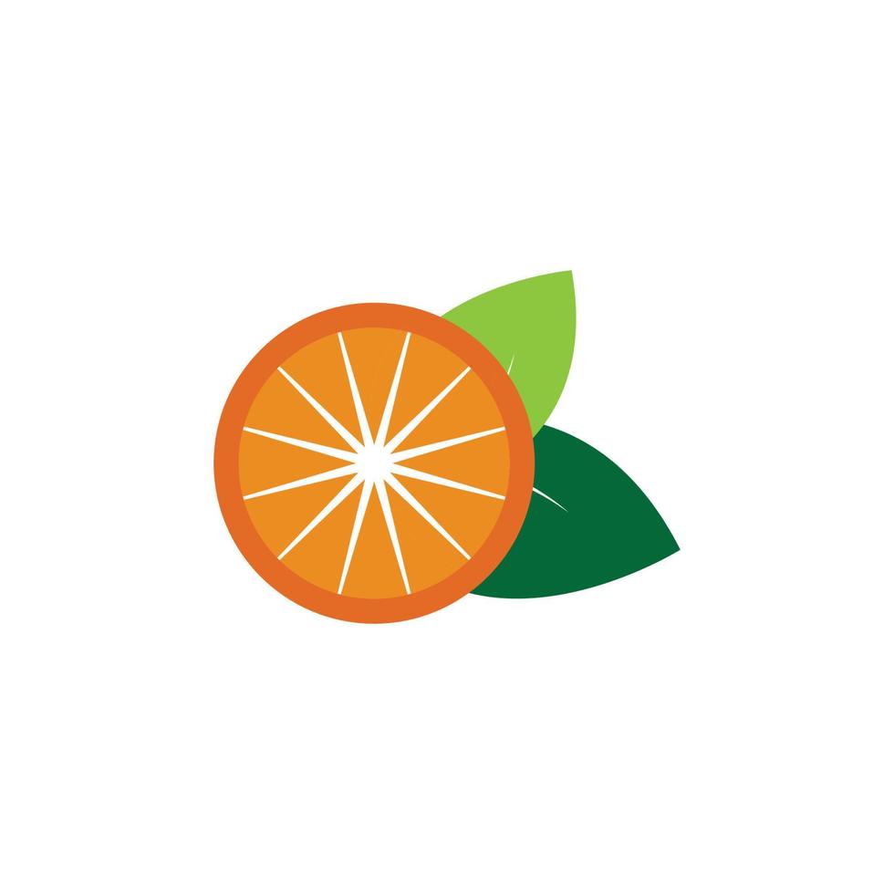 Orange logo design Vector icon illustration design