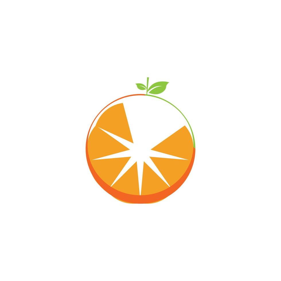 Orange logo design Vector icon illustration design