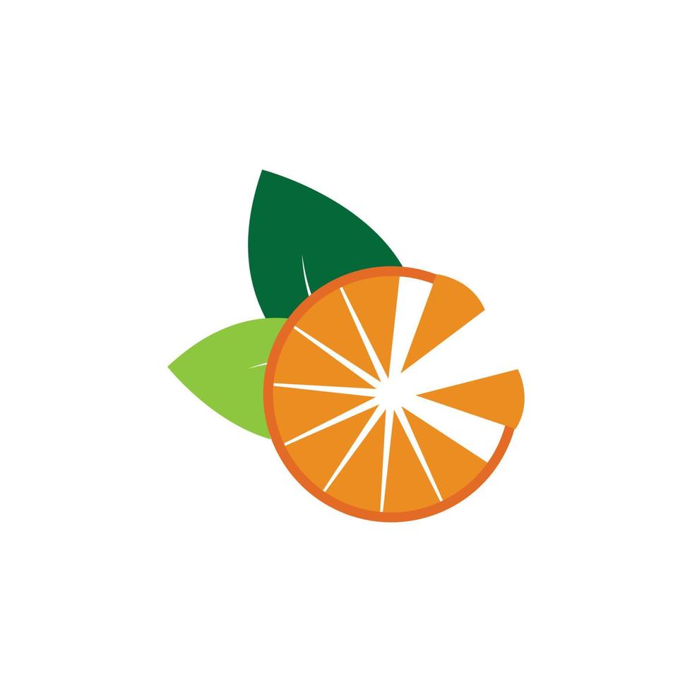 Orange logo design Vector icon illustration design