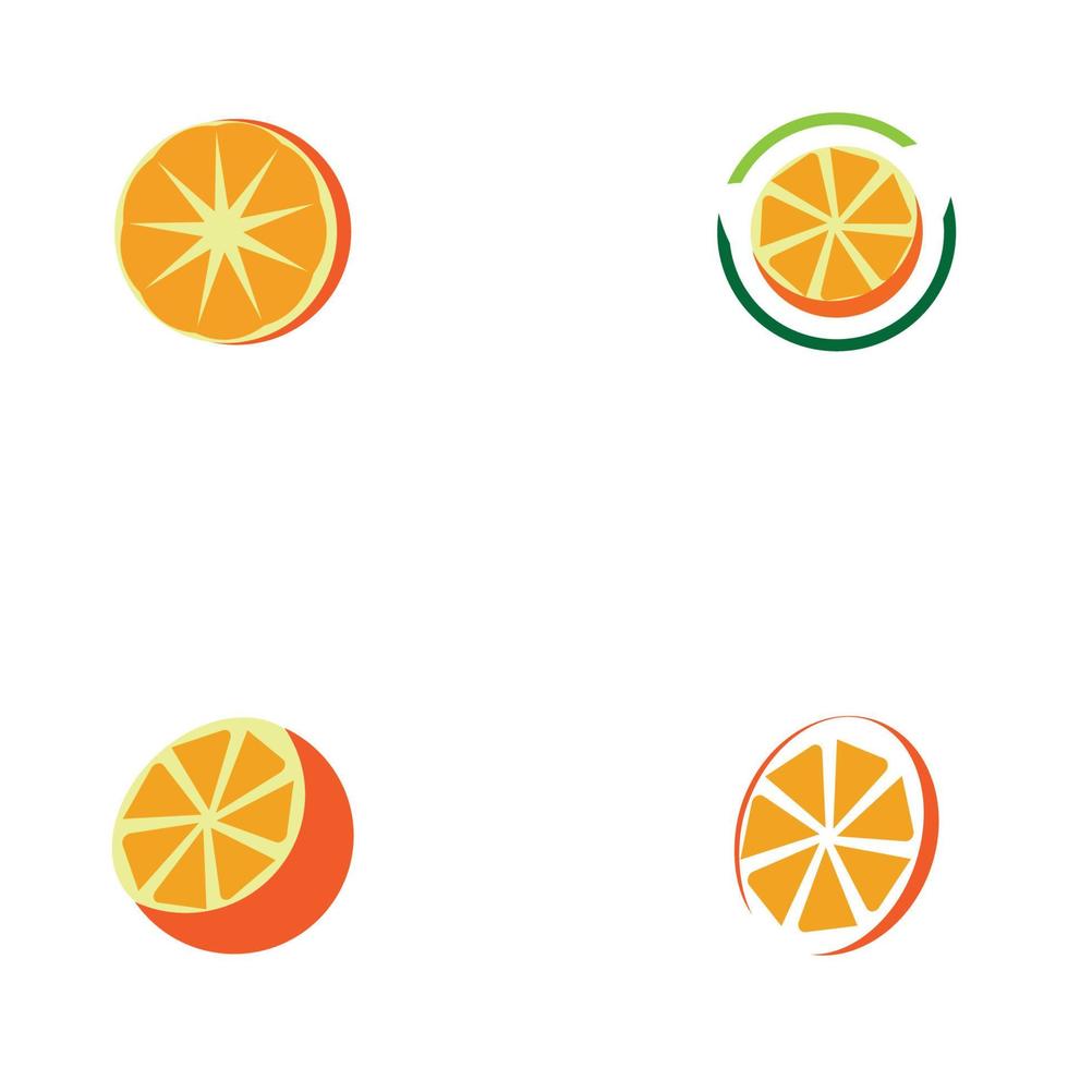 Orange logo design Vector icon illustration design