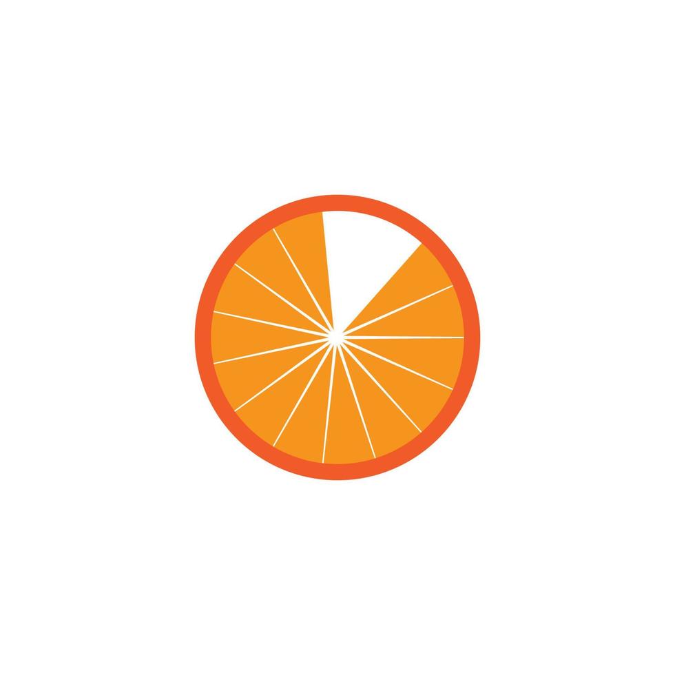 Orange logo design Vector icon illustration design