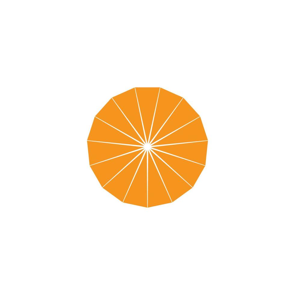 Orange logo design Vector icon illustration design