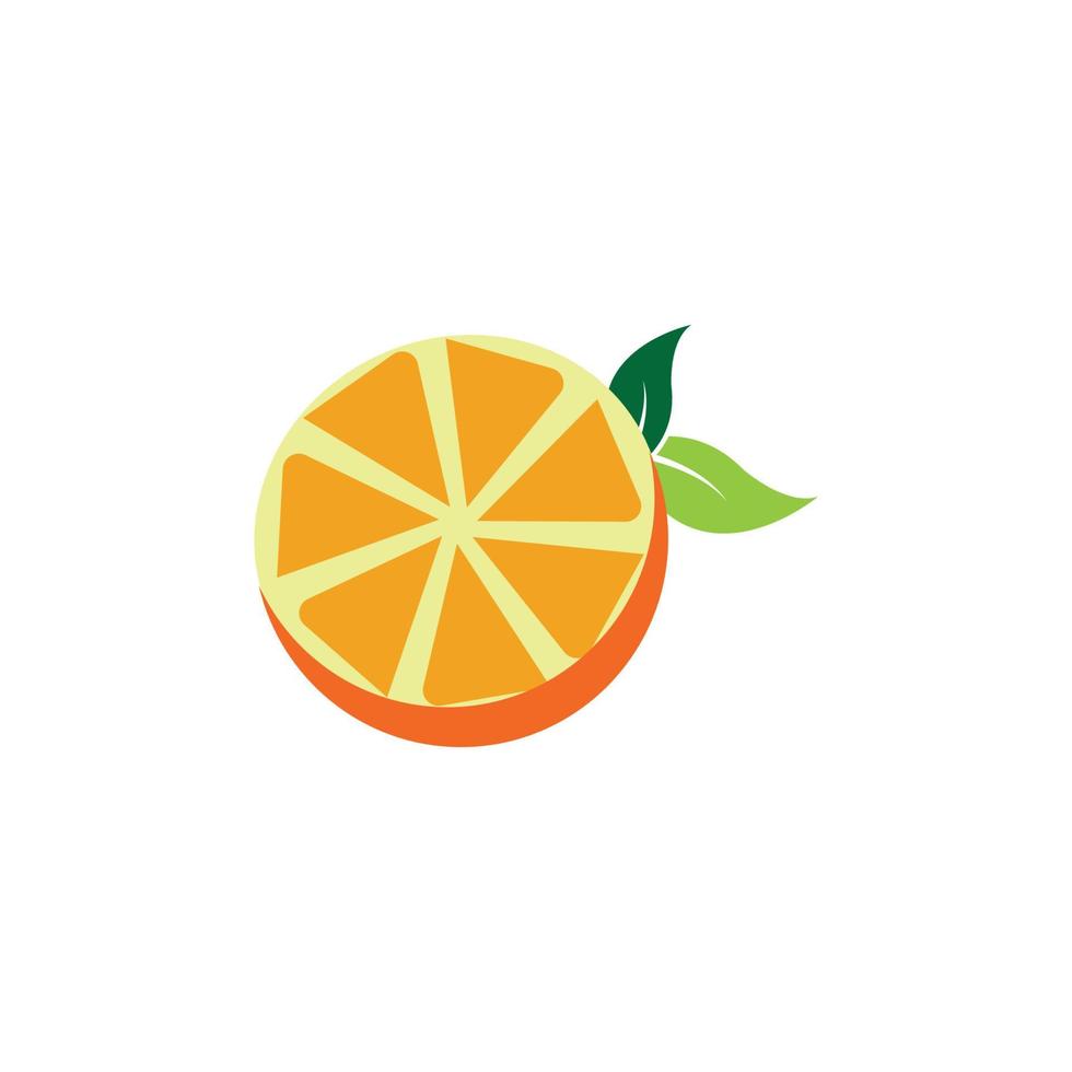 Orange logo design Vector icon illustration design