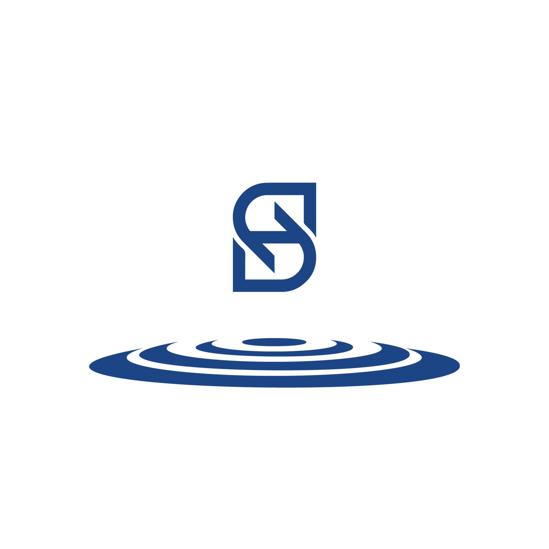 SZ letter Blue logo. SZ monogram, simple vector logo symbol. 5820593 ...