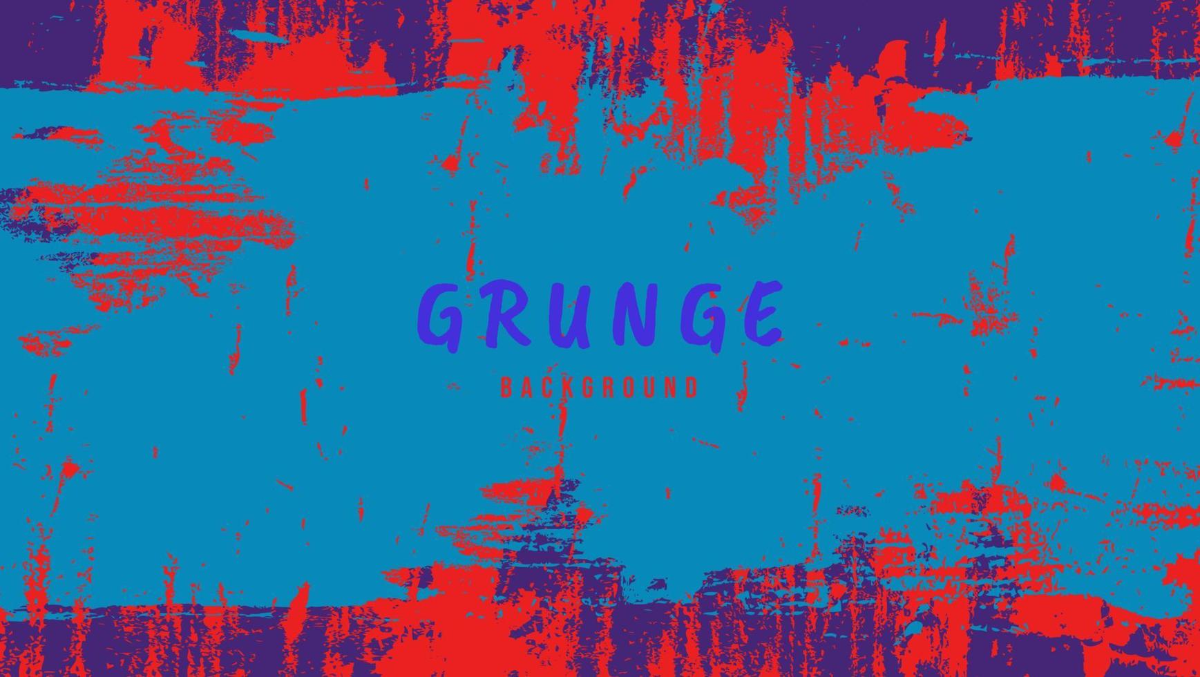 Abstract Colorful Grunge Frame Texture Wall Background Design vector