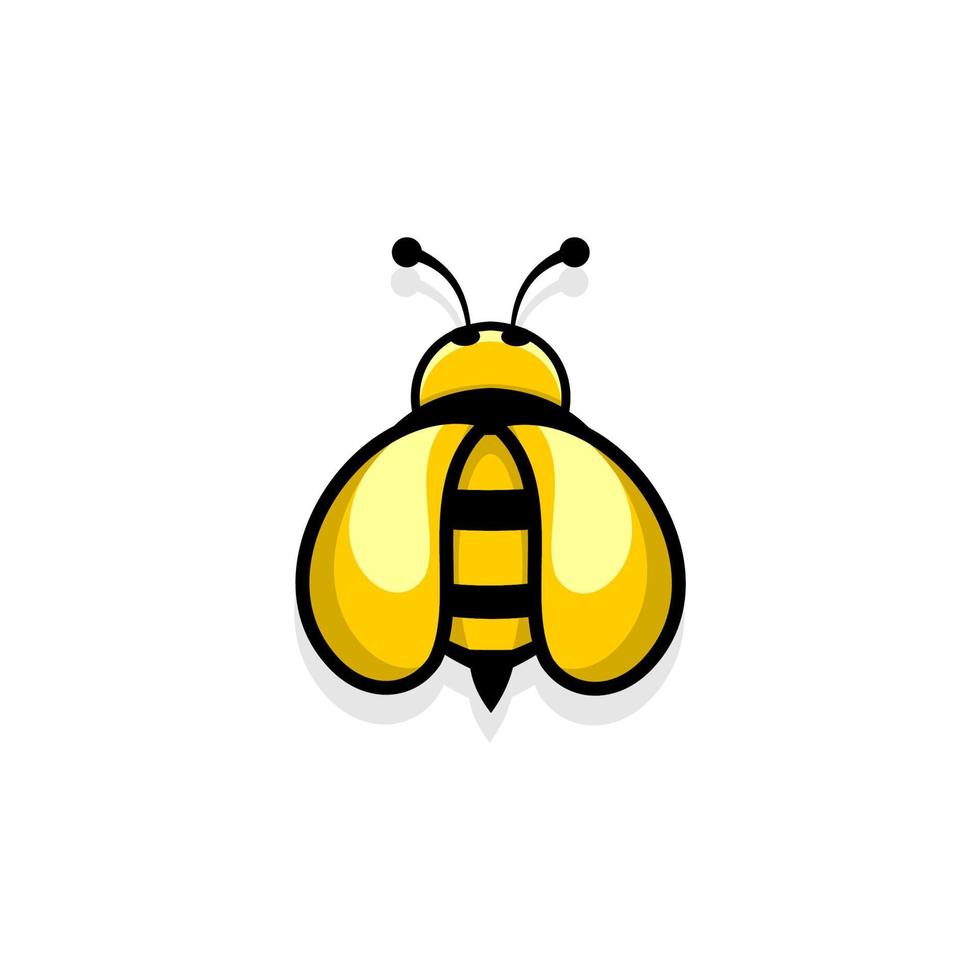 lindo vector de abeja