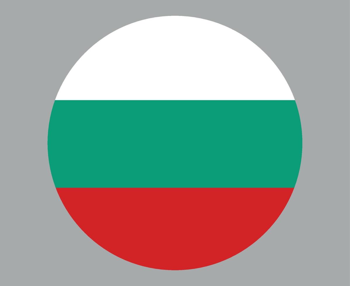 bulgaria bandera nacional europa emblema icono vector ilustración diseño abstracto elemento