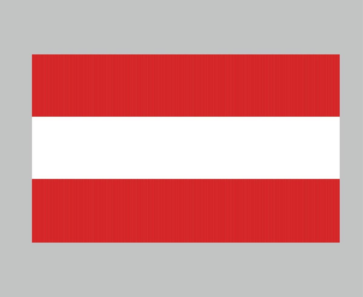 austria bandera nacional europa emblema símbolo icono vector ilustración diseño abstracto elemento