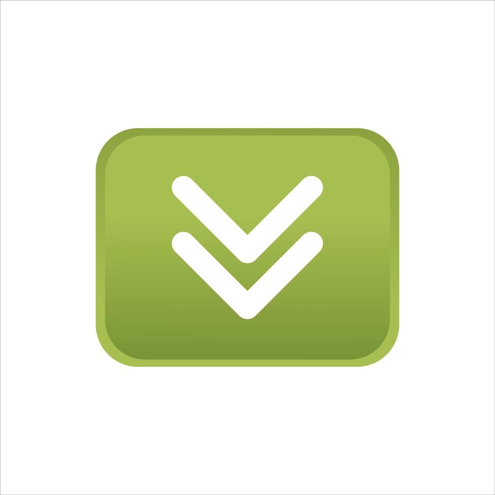 Illustration vector design of download button template.