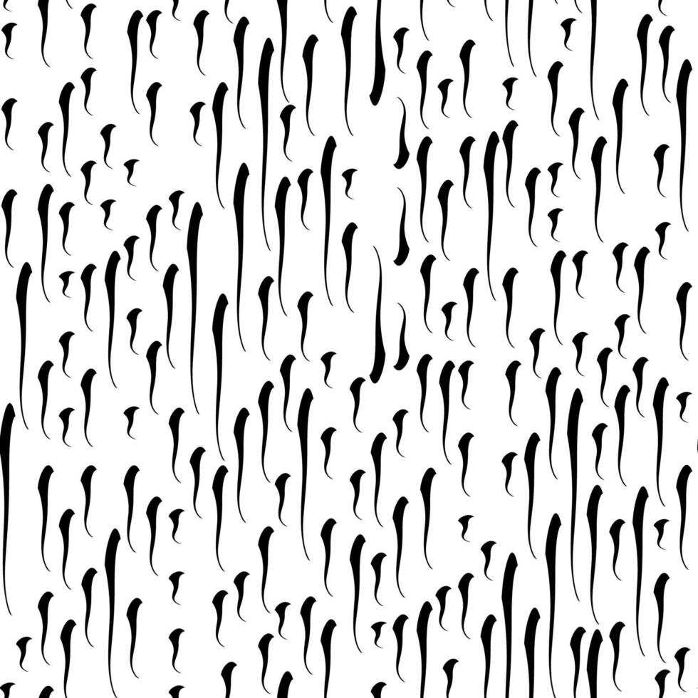 Abstract line seamless pattern. Ornamental flourish drawn texture. Abstract backdrop with chaotic flowing dots. Artistic stylish tiled background vector