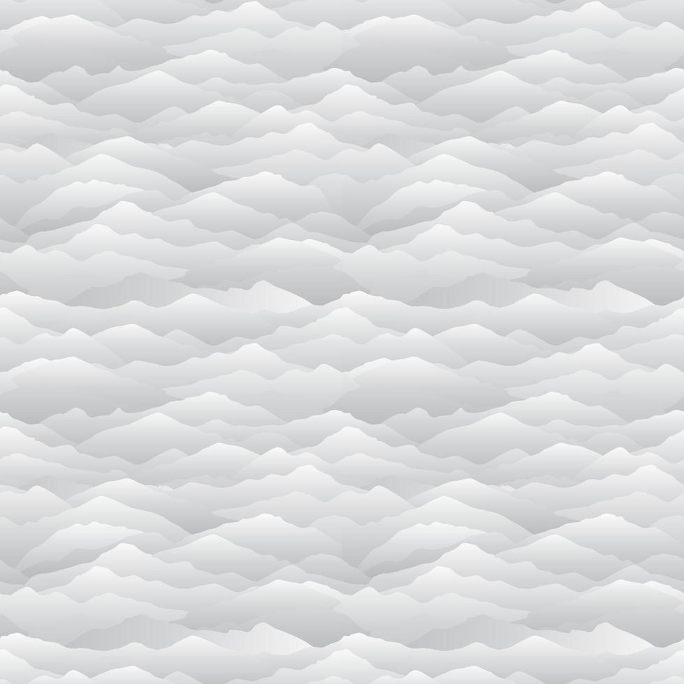 Abstract wave seamless pattern. Mountain skyline background. Landscape tile texture vector