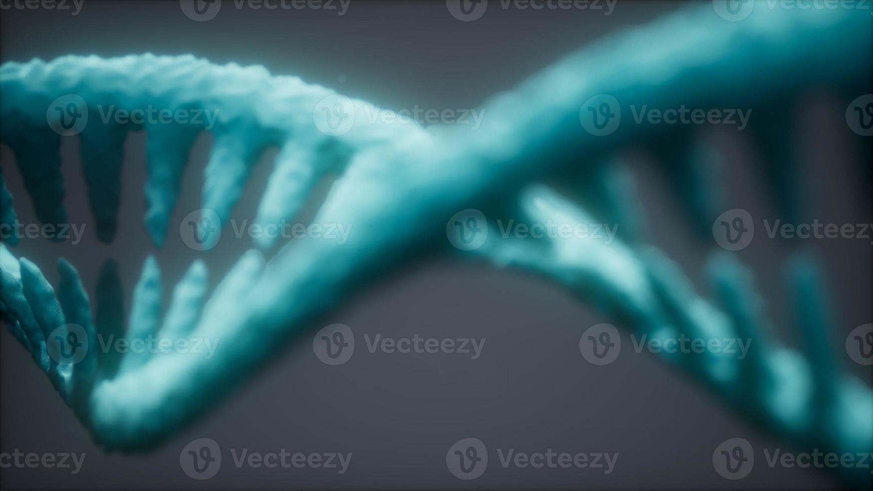 bright particulate 3D rendered DNA photo