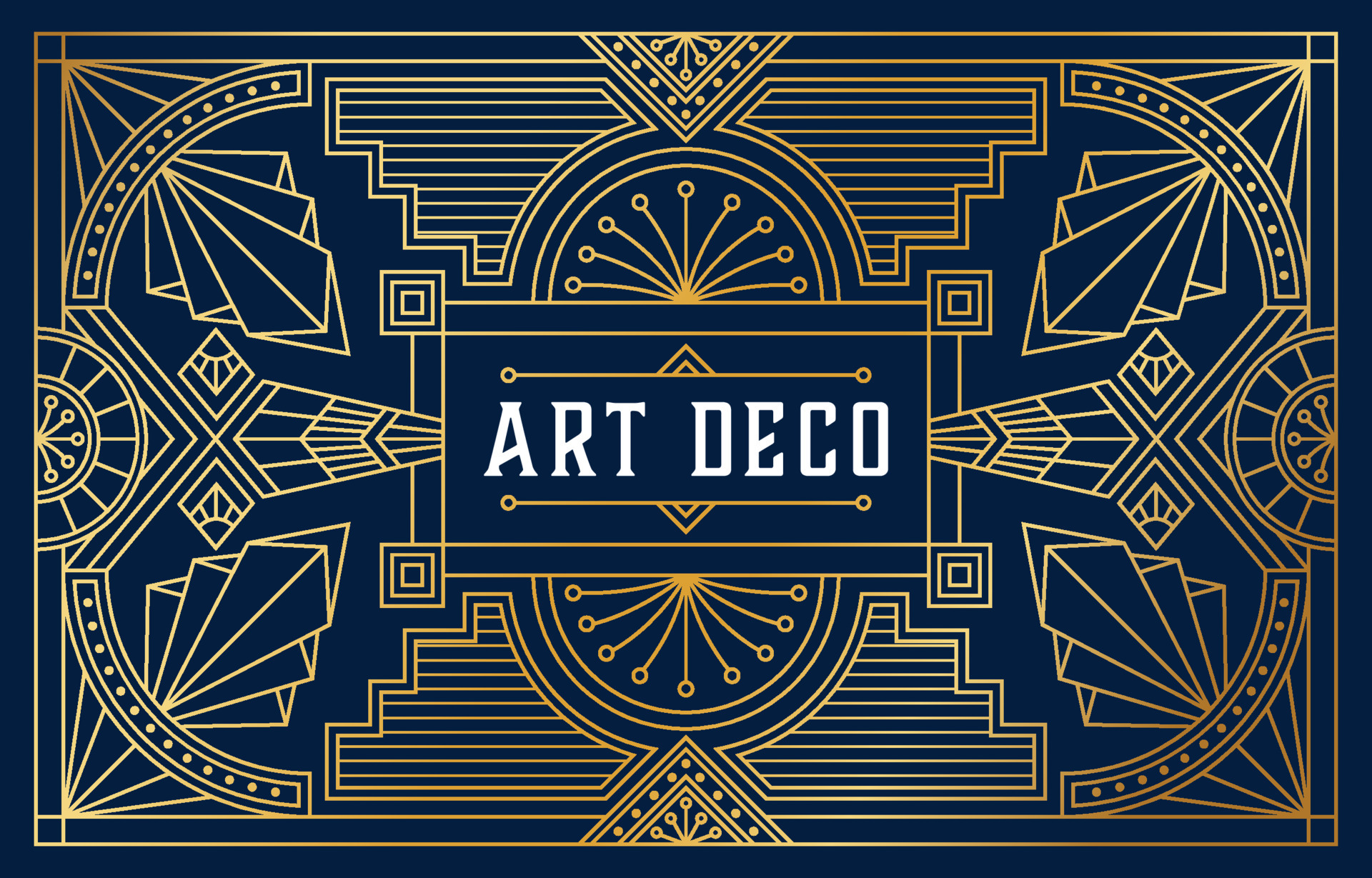 Art Deco Style Background Template 5842564 Vector Art At Vecteezy