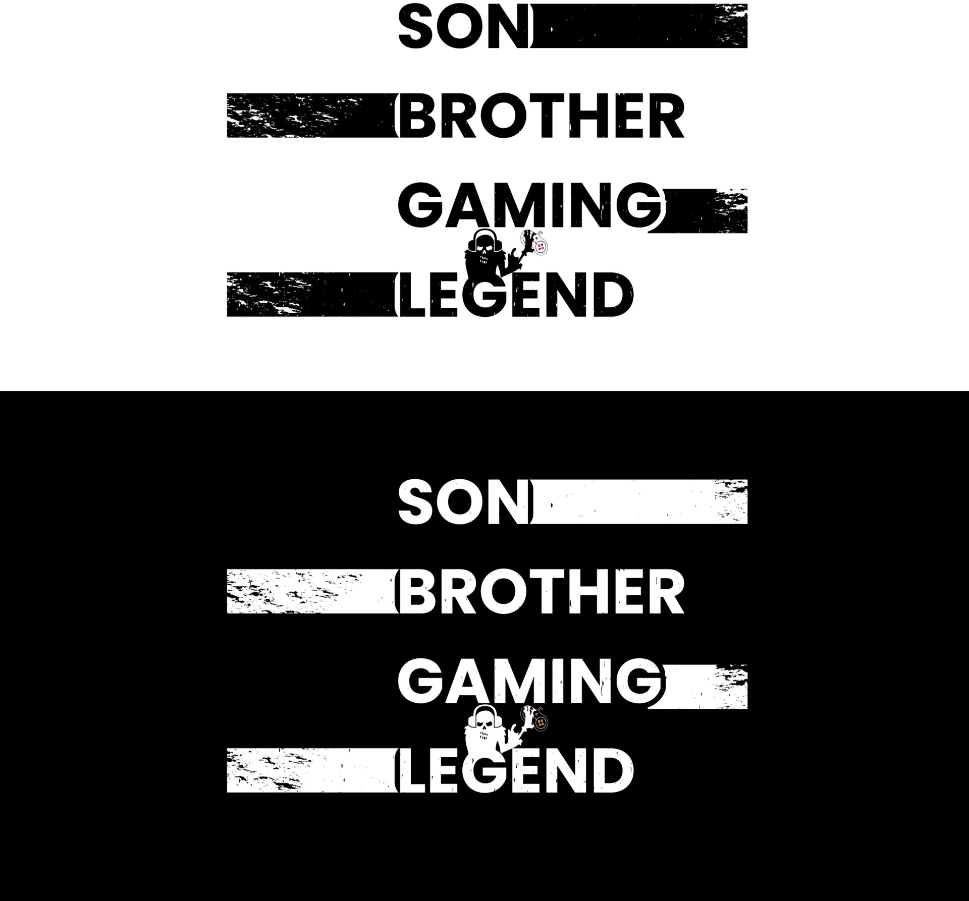 Son Brother Gaming Legend T-shirt Design. Video game logo ...