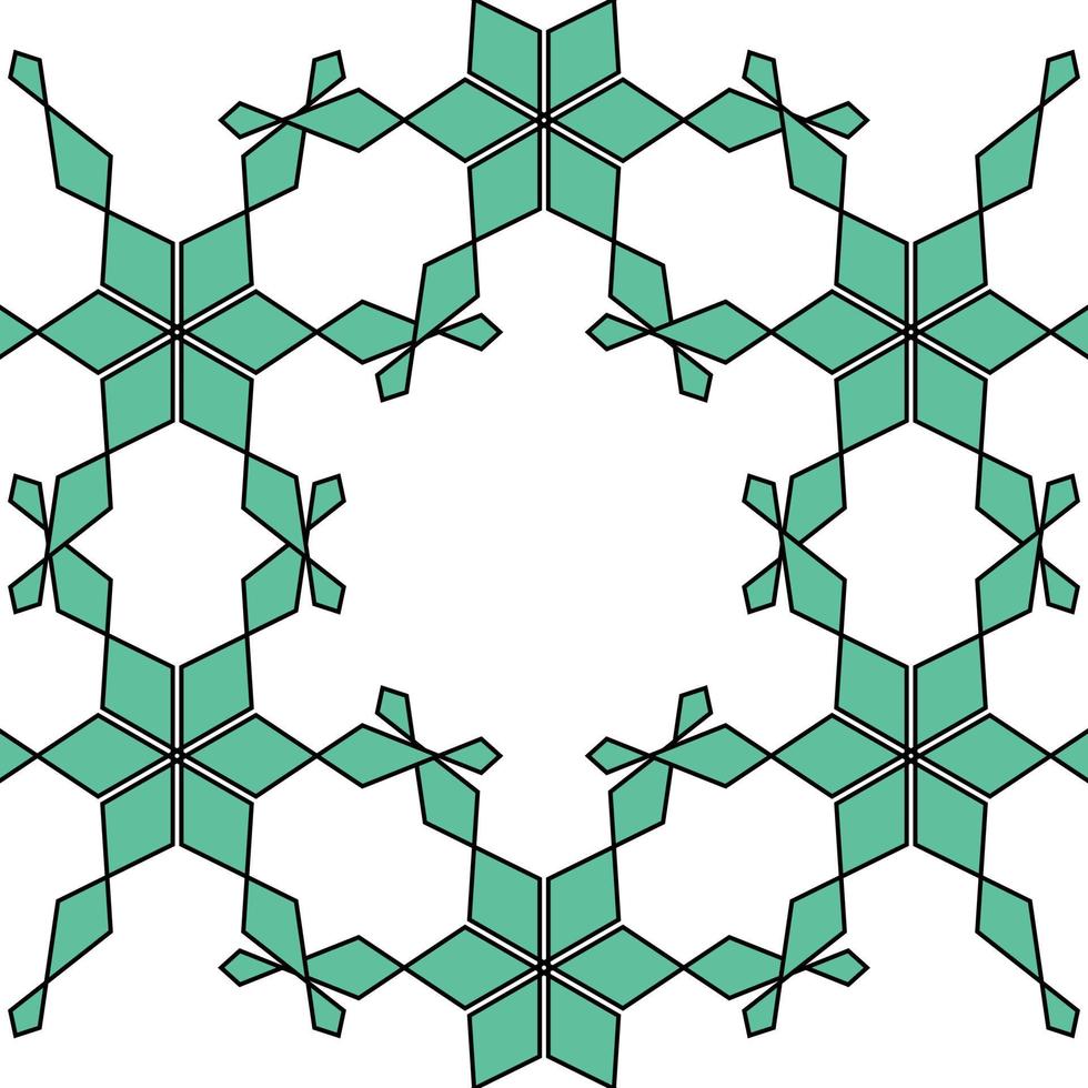 abstract green shapes seamless pattern perfect for background or wallpaper vector