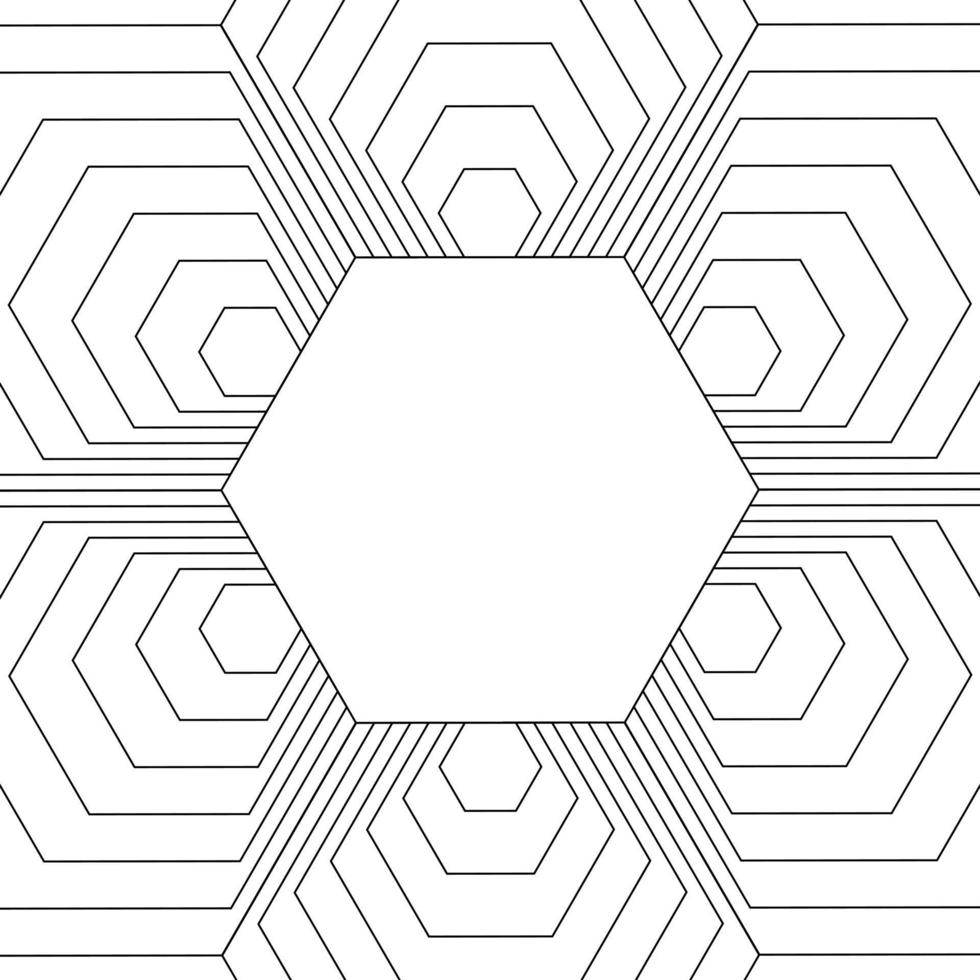 abstact hexagon pattern perfect for background or wallpaper vector