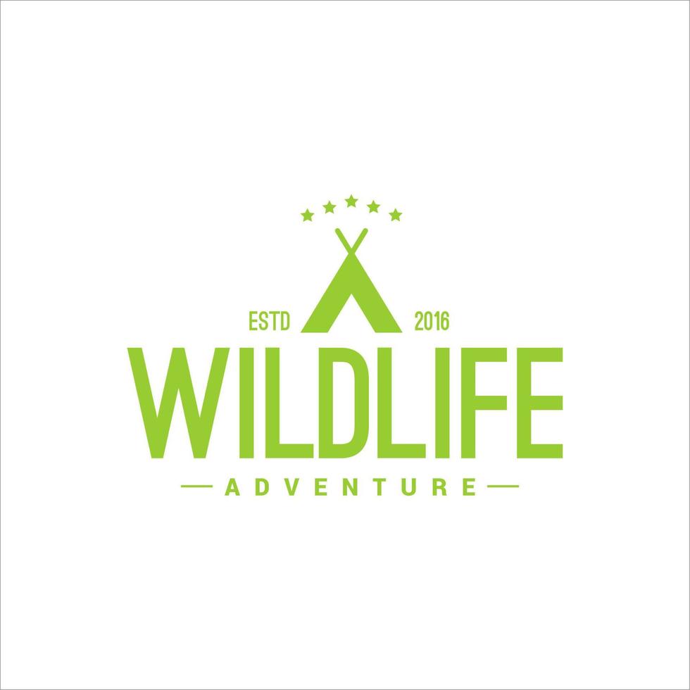 camping design and adventure in mountain nature vector