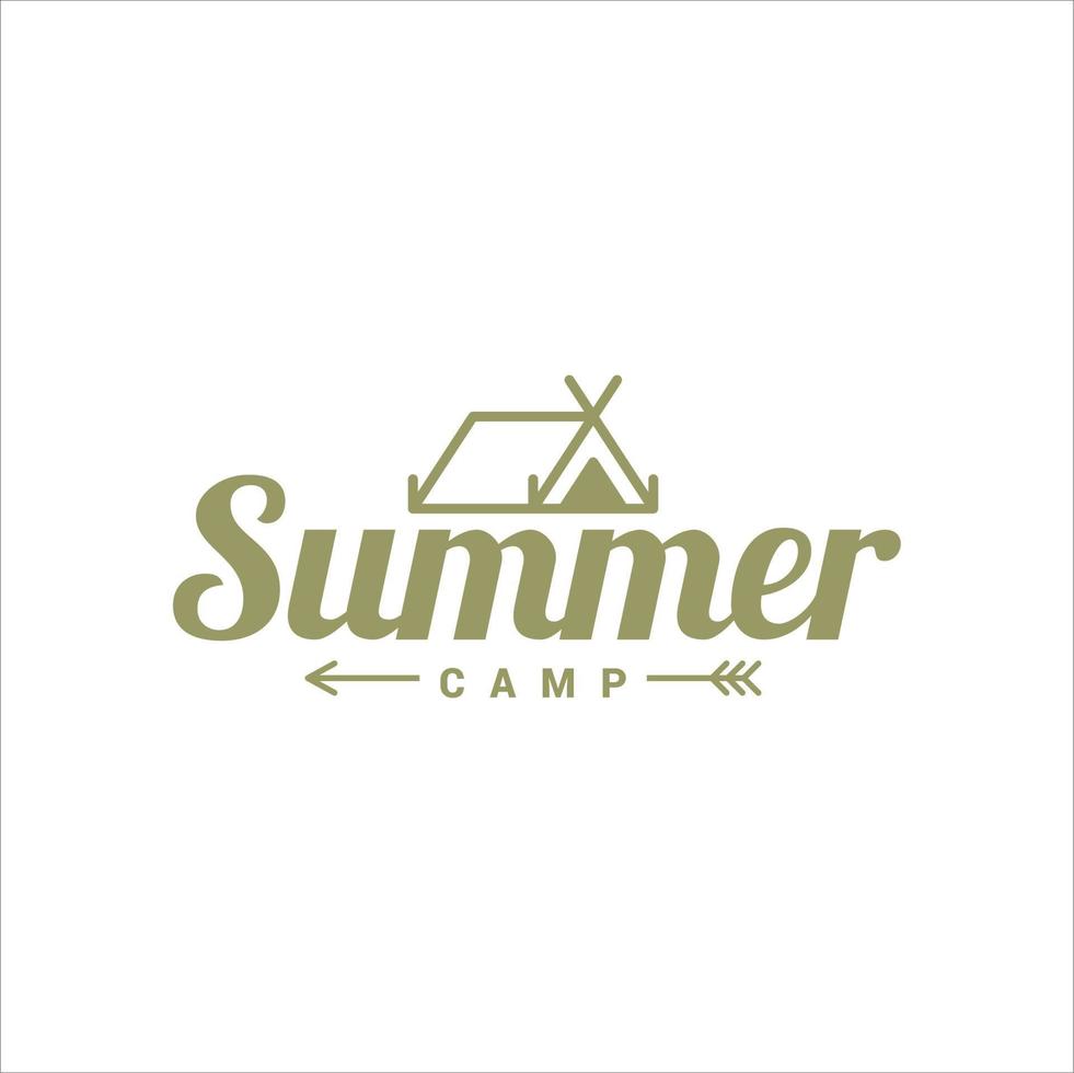 camping design and adventure in mountain nature vector