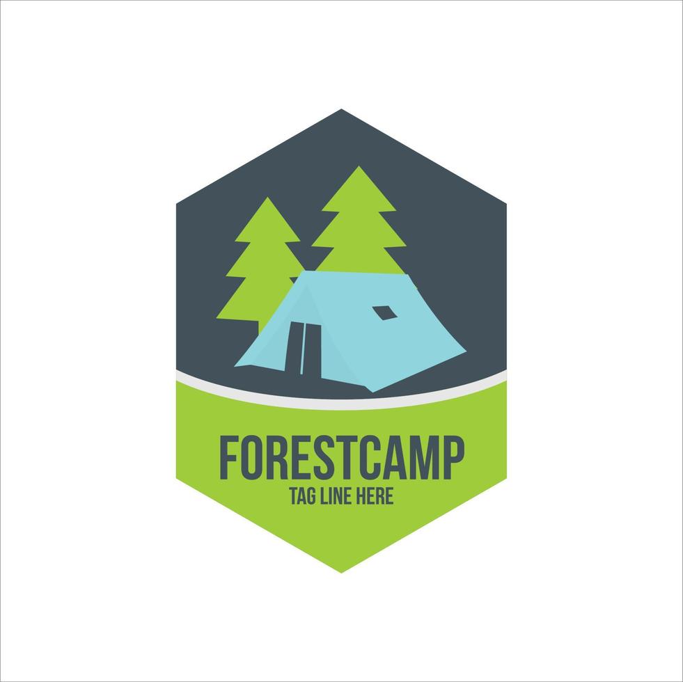 camping design and adventure in mountain nature vector