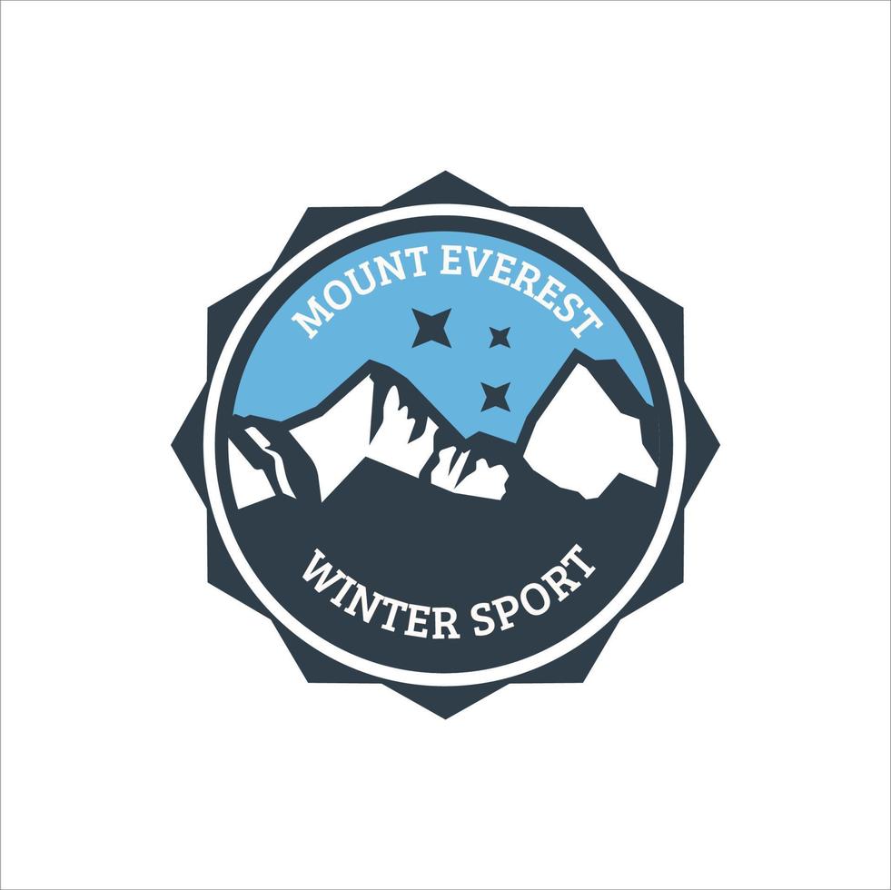 business logo about mountain landscape vector