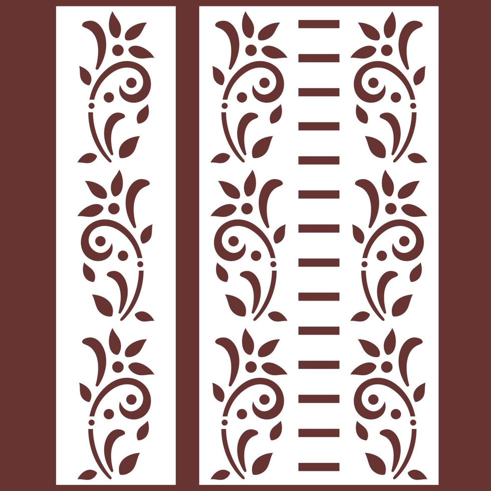 Jali design for cnc router and laser cutting vector