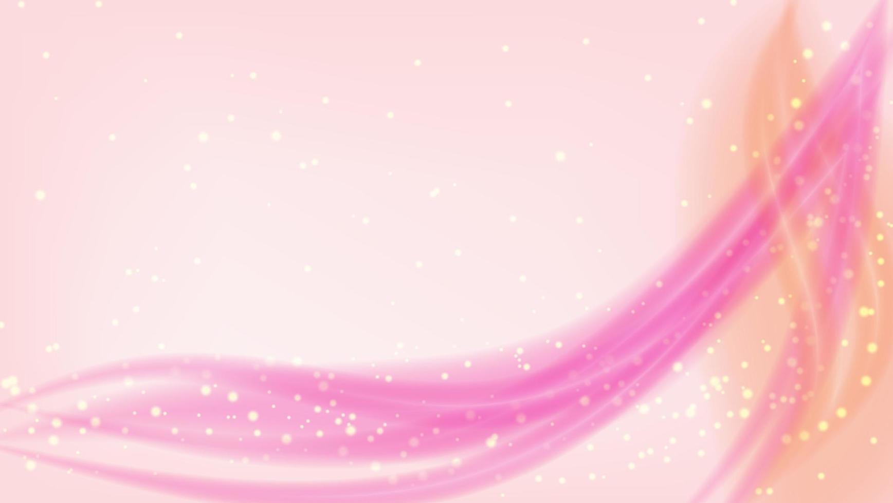 Abstract Purple and Orange wave in Pink Background vector