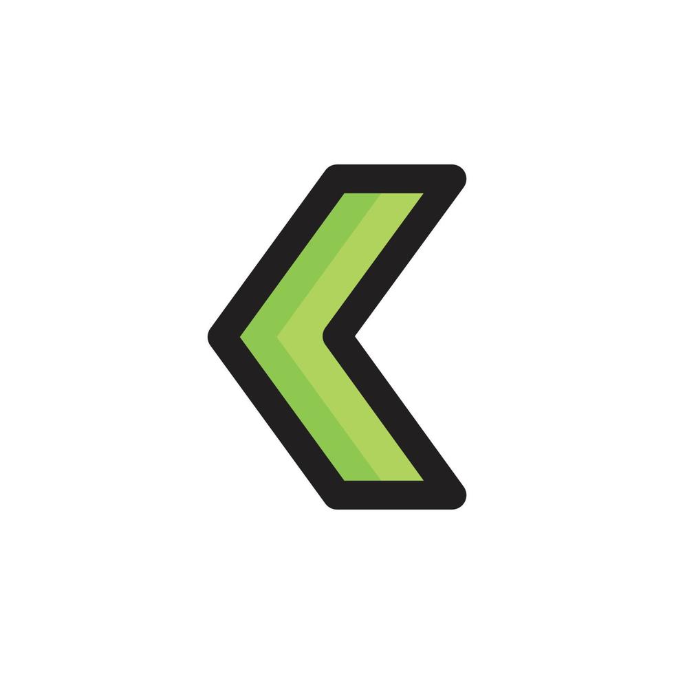 atrás - conjunto básico de iconos de interfaz de usuario vector