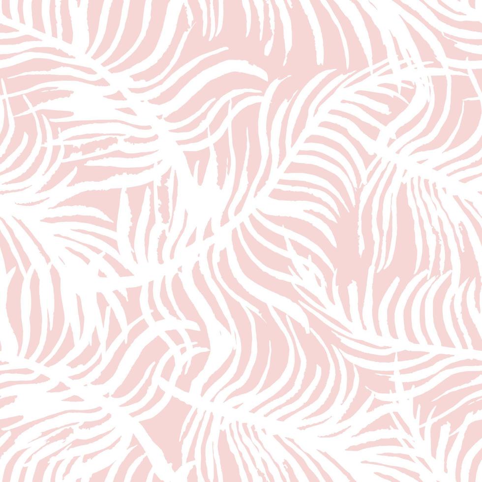 Tropical leaves seamless pattern Print vector