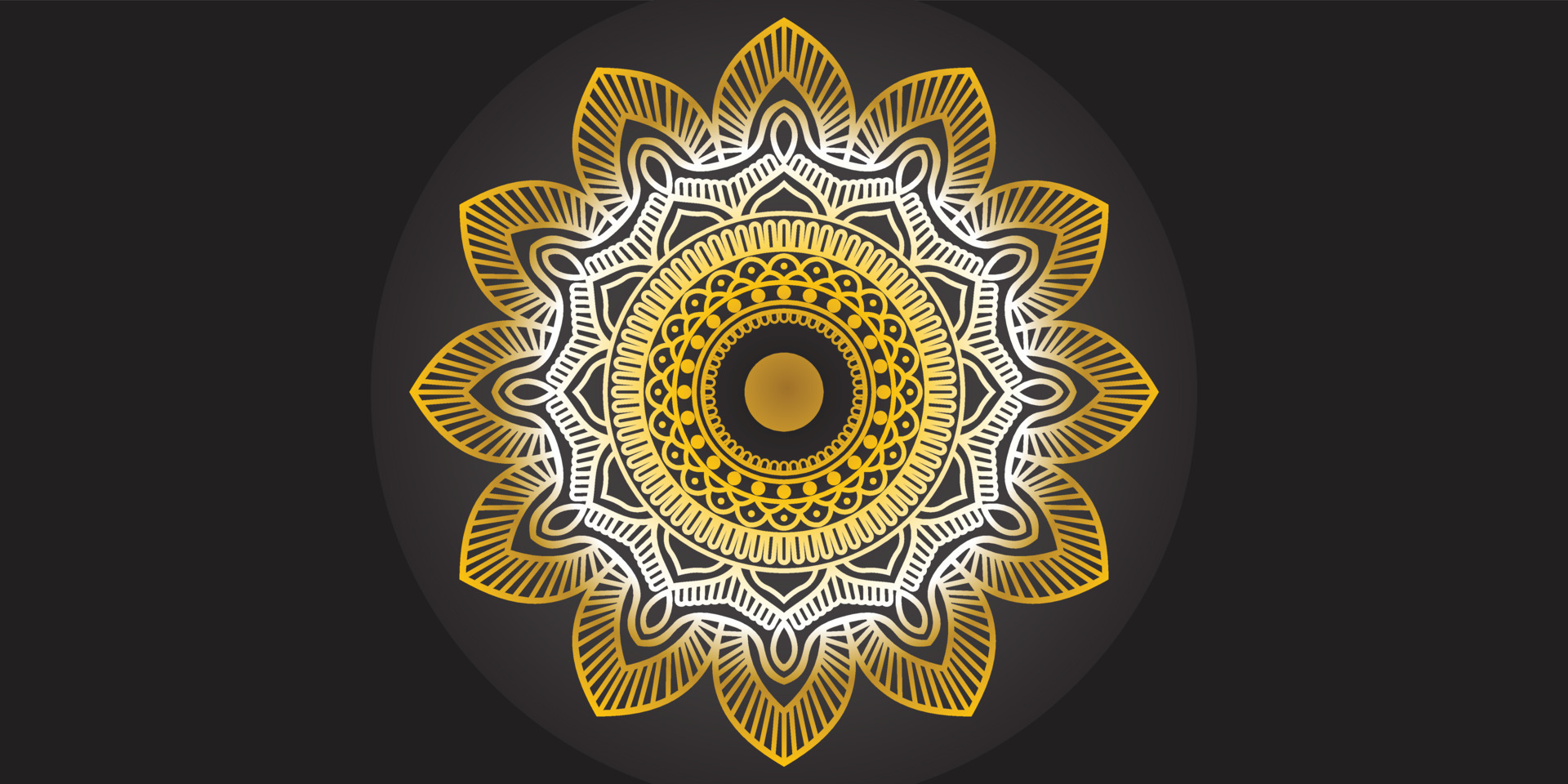 Luxury Golden Floral Mandala Background Design 5844994 Vector Art at ...