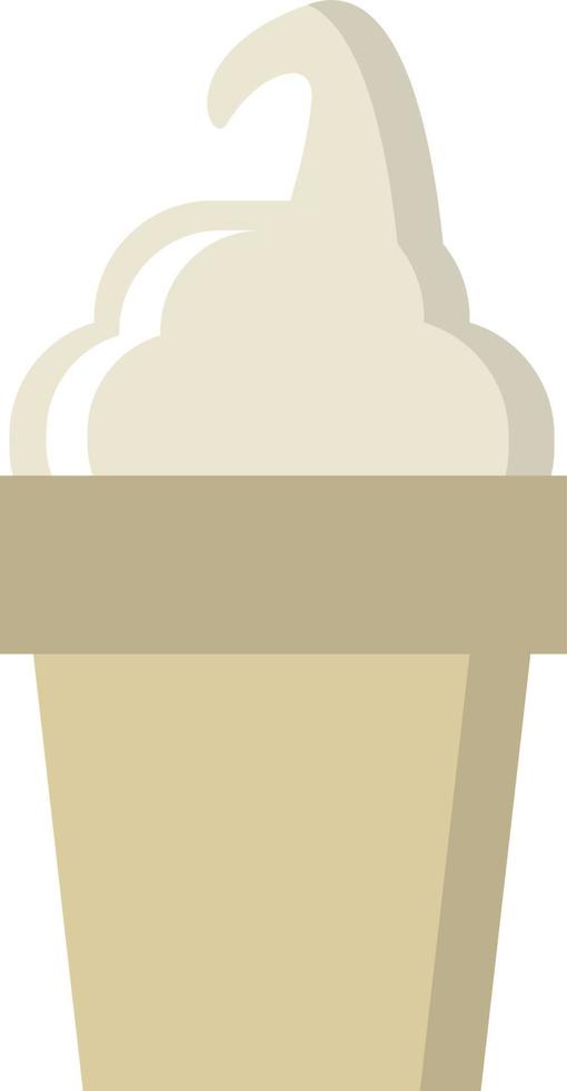 ilustración gráfica de helado vector