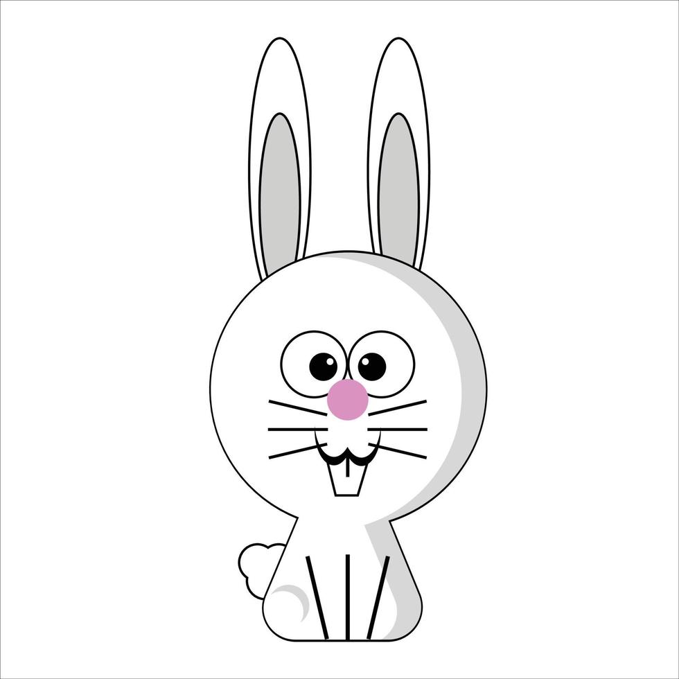Cute Rabbit Vector