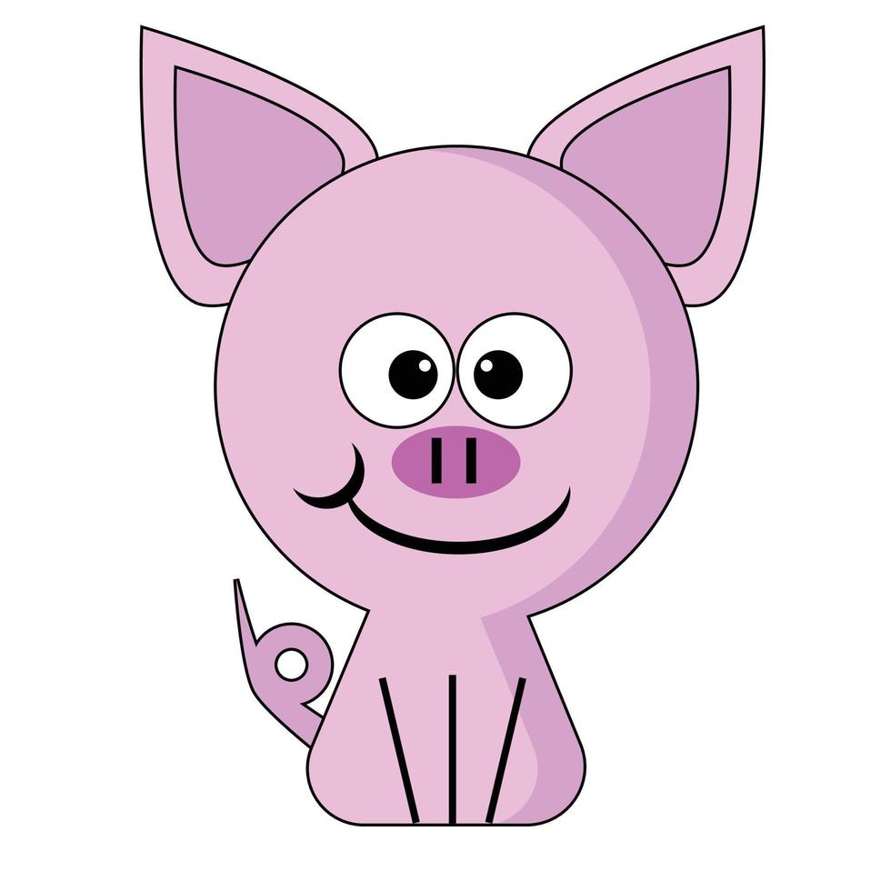 Cute Pig Vector