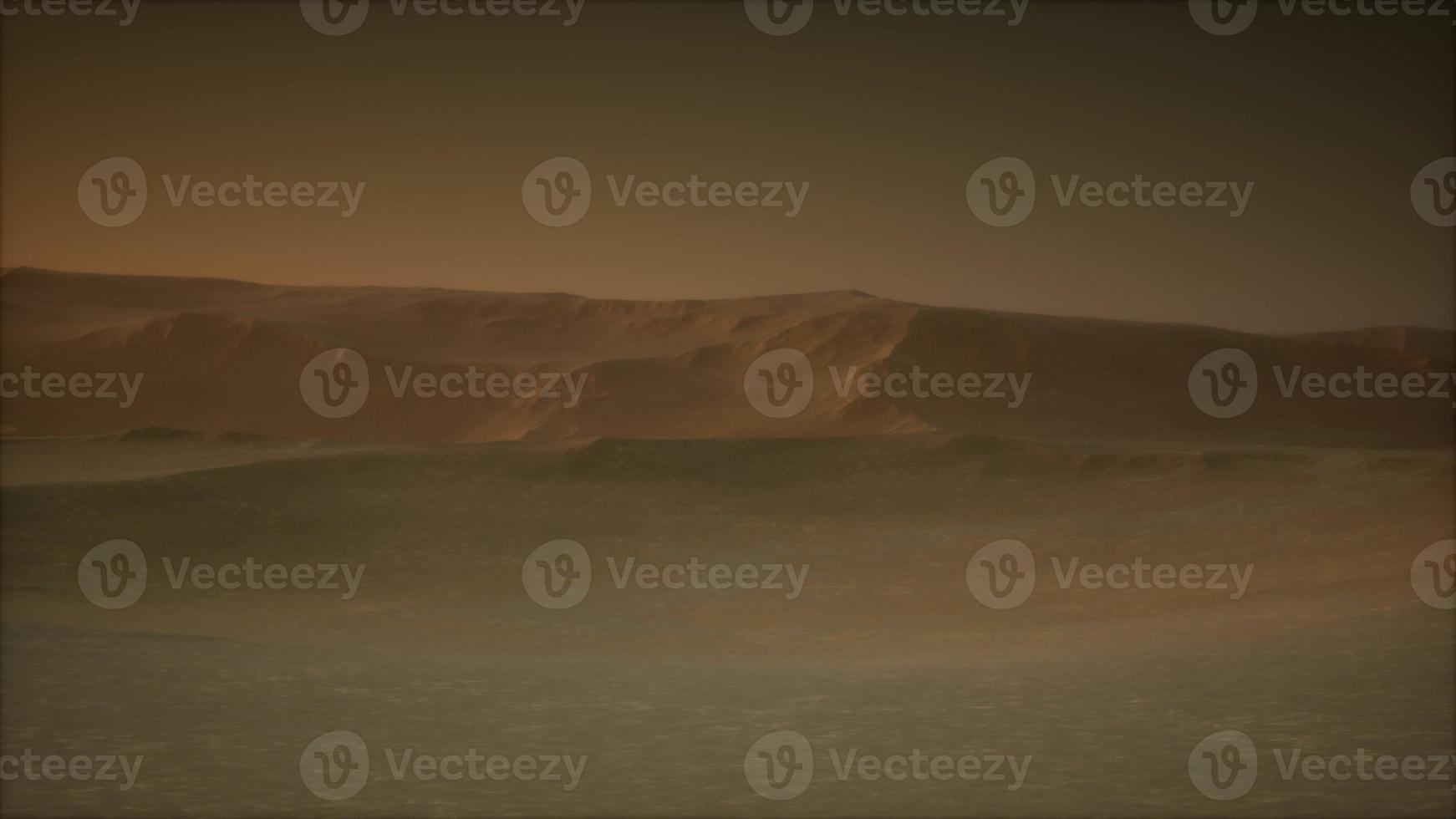desert storm in sand desert photo