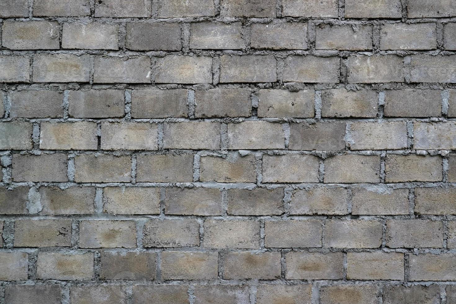 Grunge old brick wall texture background. photo