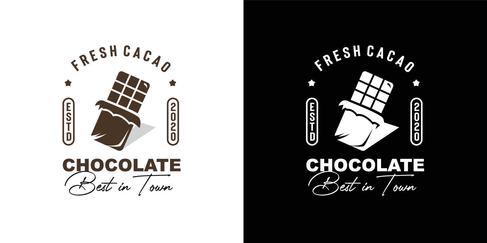 illustration vector graphic of black silhouette sweet chocolate bar good for snack product sweet chocolate bar vintage logo
